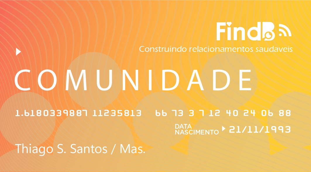Cartão Comunidade - frente